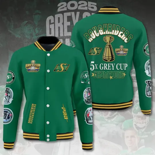 Discover Saskatchewan Roughridern All Over Print Special Design Varsity Jacket