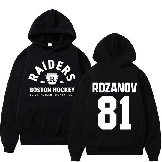 Heated Rivalry LIya Rozanov 81 Boston Raiders Hoodies Men Women Hip Hop Fashion Sweatshirts Casual Loose Long Sleeves Pullovers