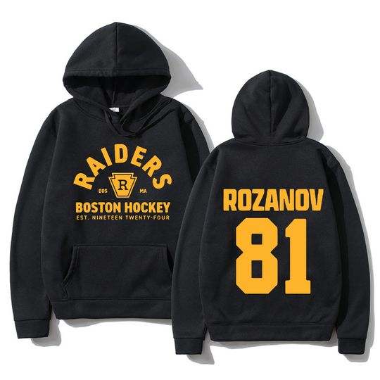 Llya Rozanov 81Bos Raiders Hoodies 2025 TV Heated Rivalry Printing Sweatshirts Long Sleeve Loose Casual Hooded Fleece Pullovers