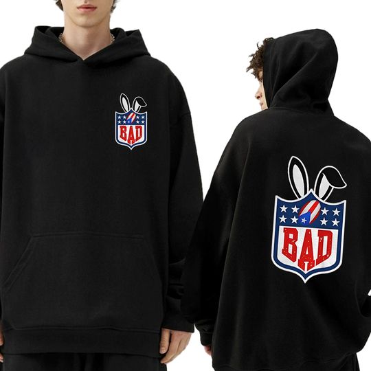 Raper Bad Bunny Super Bowl Halftime Vibes Football 2025 print Hoodie Men women harajuku Winter Sweatshirt Unisex Fleece pullover