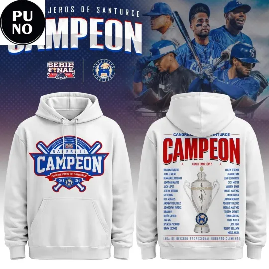 Discover Cangrejero de Santurce Campion Serie Final 2026 3D Hoodie