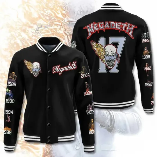 Megadeth 3D Varsity Jacket