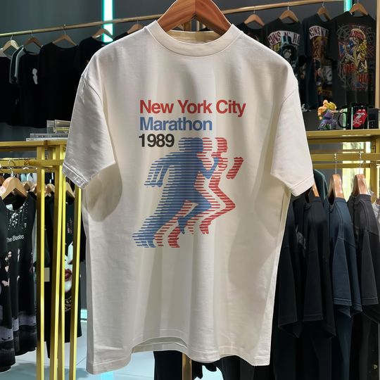 Discover New York City Marathon 1989 Vintage T-Shirt