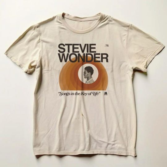Stevie Wonder Songs in the Key of Life Vintage T-Shirt
