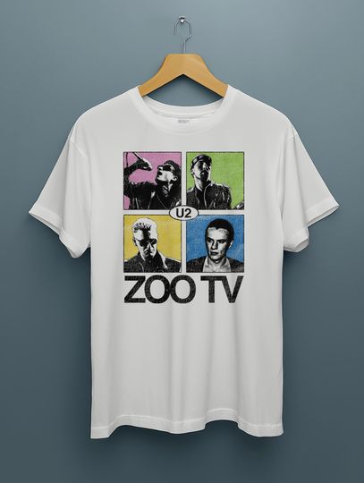 Discover U2 Zoo TV Tour Vintage T-Shirt