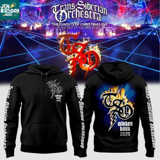 Discover Trans-Siberian Orchestra 2025 Winter Tour Celebrating Hoodie