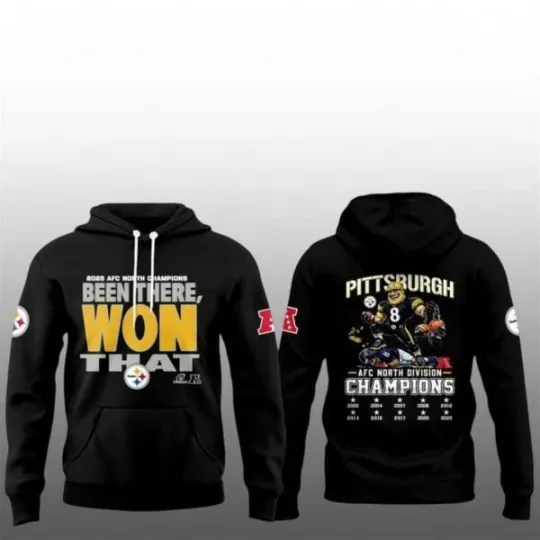 Discover Steeler 2025 Champions Back To Back Hoodie
