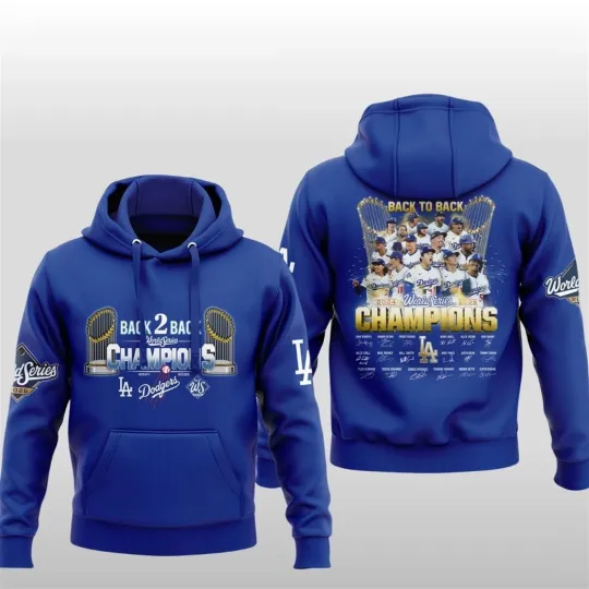 Discover 2025 LA Dodger city Win World Series Championship Hoodie