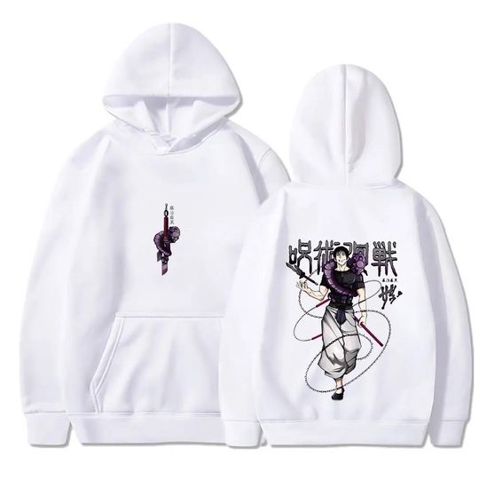 Discover Jujutsu Satoru anime hoodie men's Fushiguro Toji printed hip-hop style men's casual Gothic sweatshirt