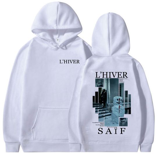 Discover Rap singer L'HIVER Saif album new hoodie men's women's hip-hop pullover sweatshirt autumn/winter streetwear
