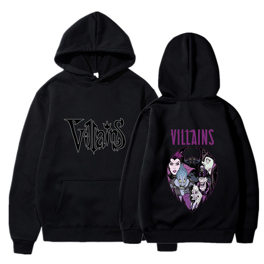Discover Disney Villains Hoodie Sweatshirts Men Women Fashion Casual Cool Pullover Student Harajuku Streetwear Hoodies