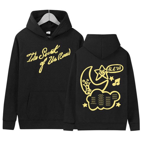 Retro Singer Gracie Abrams Graphic Hoodie The Secret of Us Tour New Album Hoodie Men Women Aesthetic Pullover Hoodies Streetwear