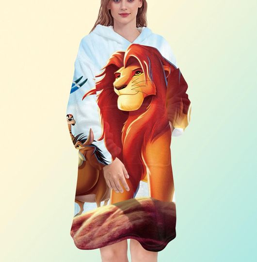 Discover Lion King Blanket Hoodie, Blanket Hoodie for Men and Women