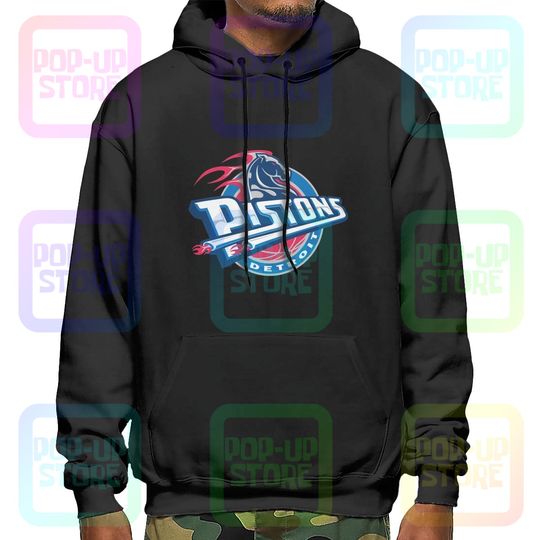 Discover Pistons Detroit Essential Hoodie Sweatshirts Hoodies Gift Print Splicing Best Seller