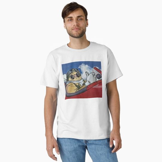 Discover Painting of Porco  Classic T-Shirt