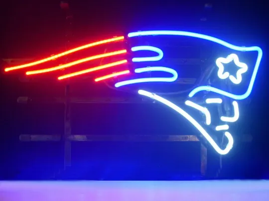 New England Patriots Boston Neon Sign Light Lamp Beer Bar Wall Decor Art