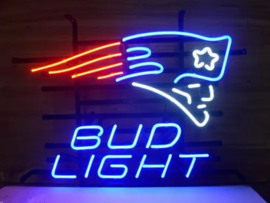 New England Patriots Logo Neon Light Sign