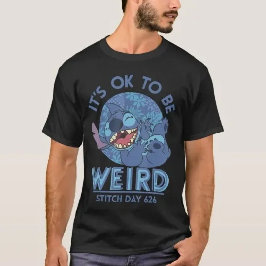 Discover Disney Lilo Stitch Stitch Day Its OK To Be We T-Shirt, Gift For Friends