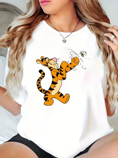 Discover Disney  Halloween Tigger Chasing Bee T-Shirts