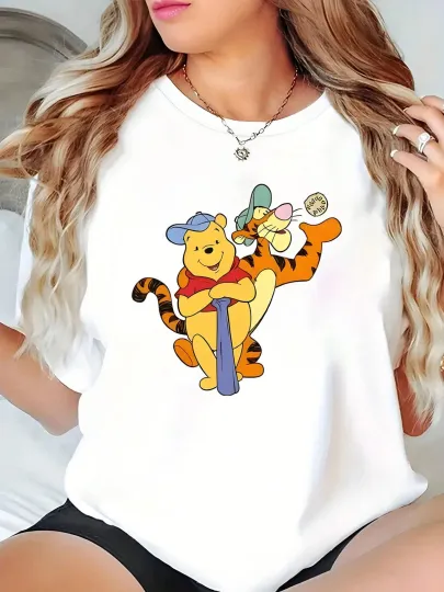 Discover Disney Winnie The Pooh And Tigger Baseball T-Shirts