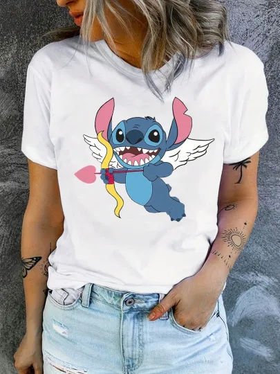 Discover Disney Cupid Arrow Stitch T-Shirt