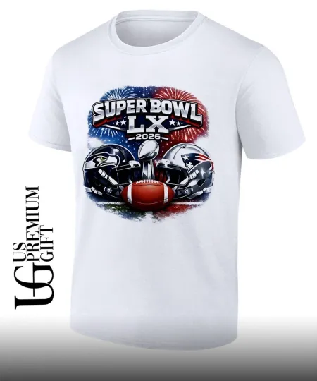 Patriots vs Seahawks SBowl LX 2026 shirt
