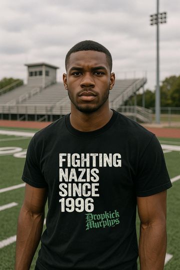 Discover Dropkick Murphys Shirt Fighting Nazis Since 1996 Flogging Molly The Rumjacks T Shirt anti fascist Tee