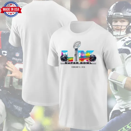 Discover Patriots vs Seahawks 2026 SBowl T-Shirt