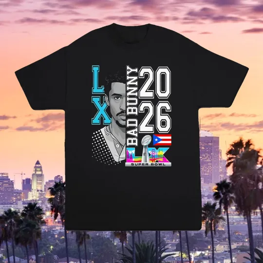 Discover Bad Bunny SBowl LX (60) Inspired Shirt – Benito Bunny Urban Reggaeton Tee