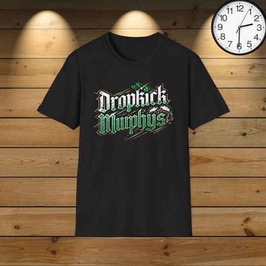 Discover Dropkick Murphys T Shirt Print on Front & Back Fighting Nazis Since 1996 Flogging Molly The Rumjacks Unisex Heavy Cotton T Shirt S-5XL