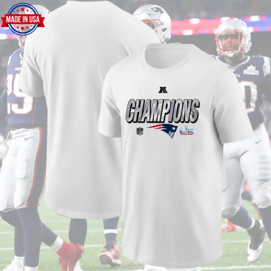 Discover NE Patriots 2025 Champions Official Fan T-Shirt