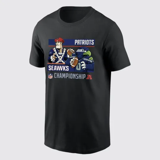 Discover Patriots vs Seahawks Championship Game TShirt
