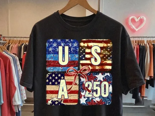 Discover USA 250th Anniversary 1776-2026  Patriotic 4th Of July Gift Tshirt Men Women