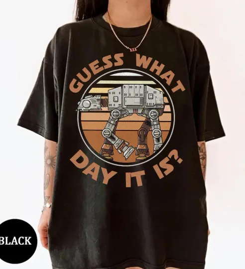 Discover Disney Star Wars Guess What Day It Is At At T-Shirt