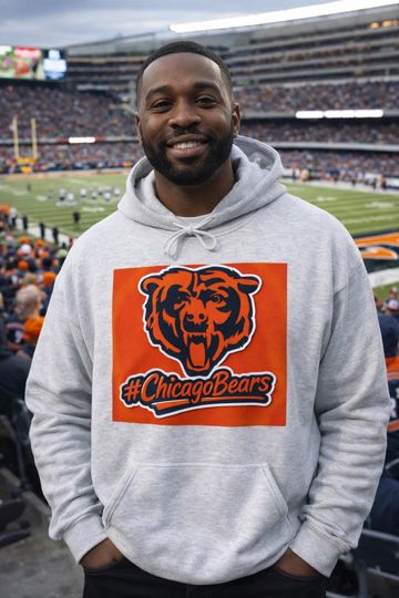 Discover Chicago Bears Logo Hoodie | football Team Football Pullover