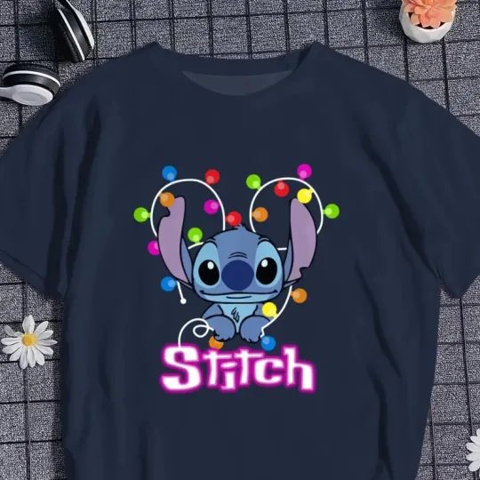 Discover Disney Happy Cute Funny Stitch T-Shirt, Gift For Friends