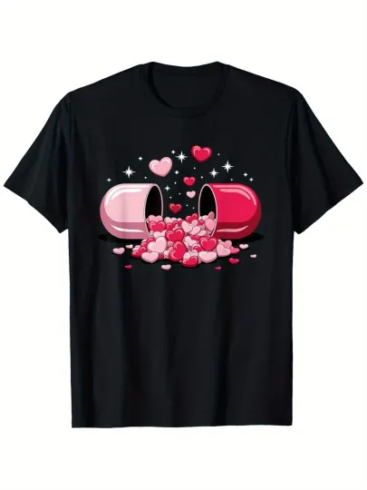 Discover Funny Pharmacy Capsule Heart Pattern Special Occasions like Anniversary