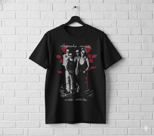 Discover tshirt Depeche Mode World Violation Tour 1990