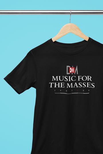 Discover Depeche Mode Music for the Masses 1987-1988 Tour Shirt, Music for the Masses, Vintage Tee