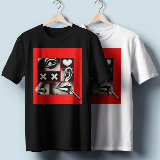 Discover The Face T-Shirt – Vintage Graphic, Unisex Heavy