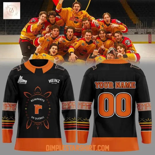 Discover Personalized Remparts de Quebec First Nations People Hockey Shirt Men's Fan Gear