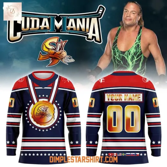 Personalized San Jose Barracuda Men's Hockey Jersey for Cudalympics Saturday