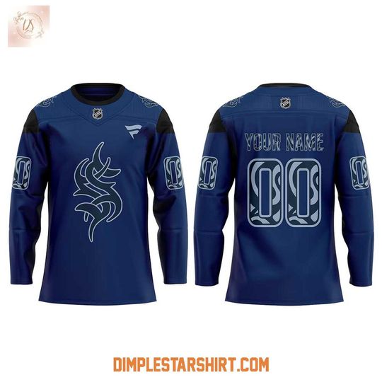Discover Personalized Seattle Kraken Night Hockey Jersey Men's Fan Shirt