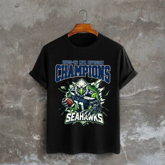 Discover NFC Champions 2025 Seattle Seahawks T-Shirt