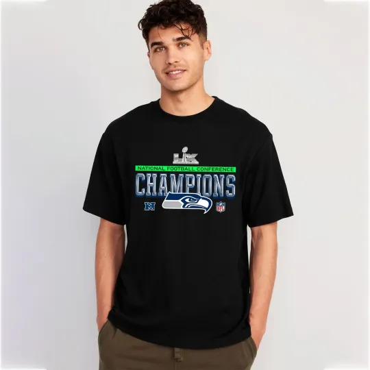 Seattle Seahawks 2025 NFC Champions T-Shirt