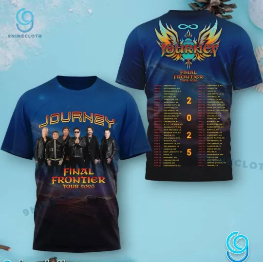 Discover Journey tour 2026 shirt Final tour 3D T-shirt