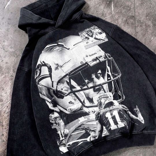 Discover Jaxon Smith Njigba Seattle Football Washed  Bleached Hoodie, T-shirt, Oversized Apparel Sweatshirt, Unisex Shirt, Gift for him Gift for her.