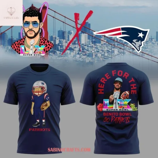 Discover Patriots 2026 Benito Bowl Bad B 3D Shirt