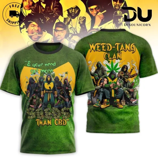 Discover WTang-Clan WeedTang-Clan All Over Print 3D T-shirt