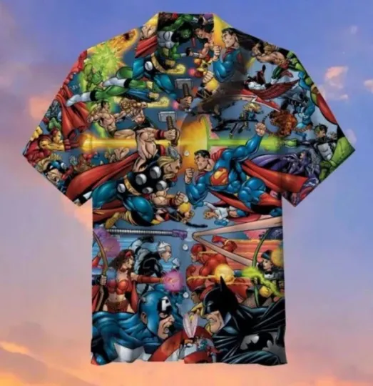 Marvel vs DC Hawaiian Shirt